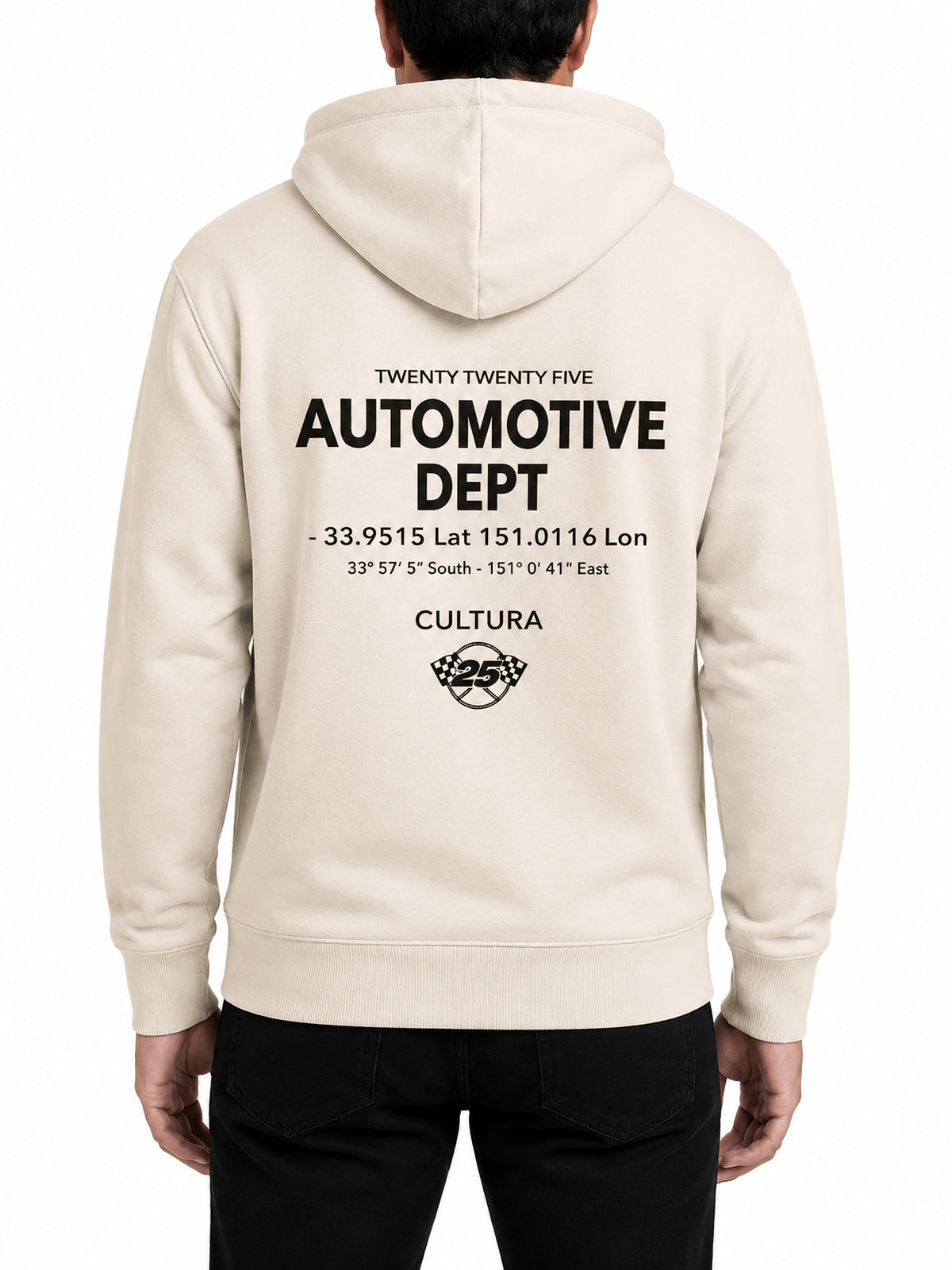 Automotive Department Hoodie - Bone